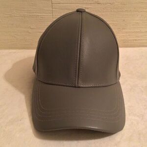 Pit Bull 100% Premium Leather Grey Hat NWOT